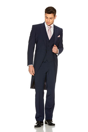 BLUE SLIM FIT TAILCOAT